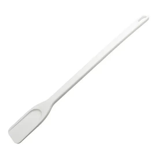 Espátula industrial 49cm polipropileno branco pá mexedora restaurante cozinha mexer panela grande malte