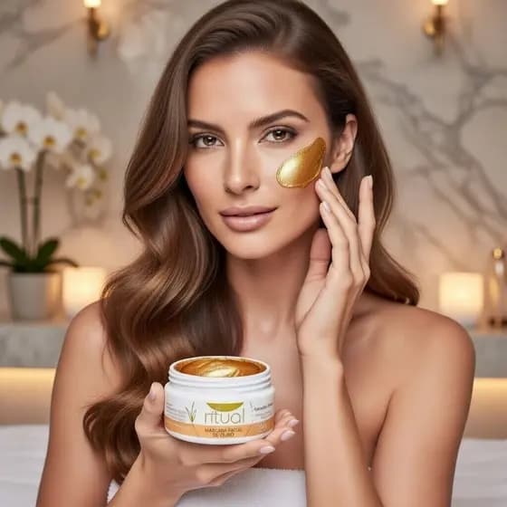 Máscara de Ouro Rejuvenescedora 230g com Ácido Hialurônico