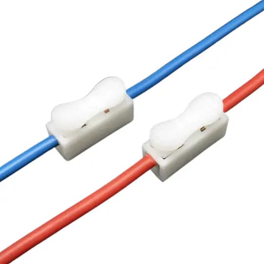 Conector de Emenda Rápida CH1 - Pacote com 20 Unidades, Fácil Instalação e Alta Segurança Conectores