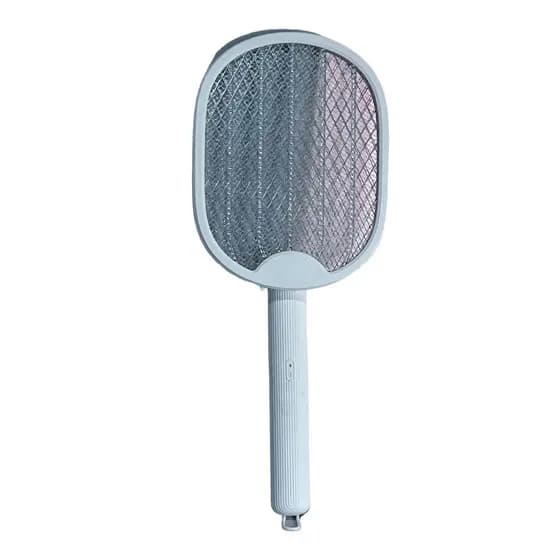 Raquete Dobrável Mata Mosquito Elétrica Recarregável