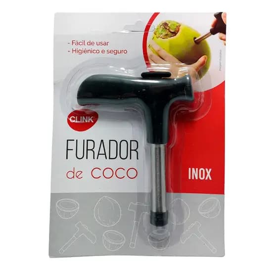 Abridor Furador De Coco Profissional