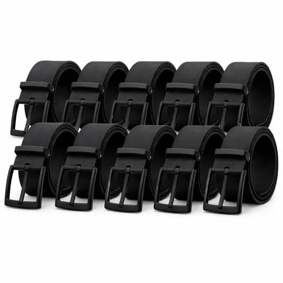 Kit 10 Cintos Masculino Couro Sintético Revenda Atacado Logistas.