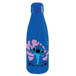 Garrafa PET 600ml Infantil Stitch Modelo Paris com Tampa Rosca Ideal para Escola e Atividades