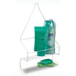 Porta Shampoo Epóxi Duplo Ideal para Organizar Produtos de Banho e Economizar Espaço no Banheiro