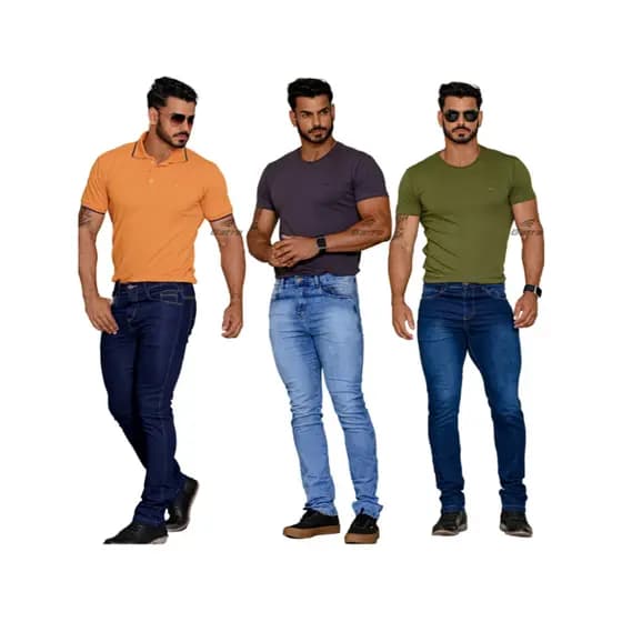Calça Jeans Masculina Skinny Sofisticada com Lycra Qualidade Premium