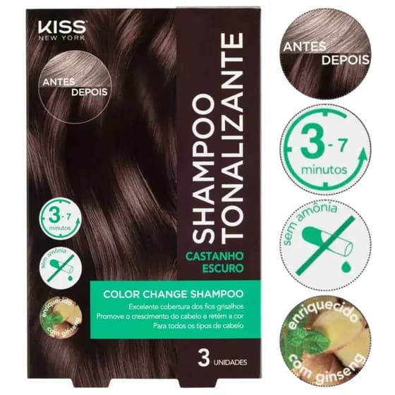 Kiss Ny Shampoo Tonalizante Color Change