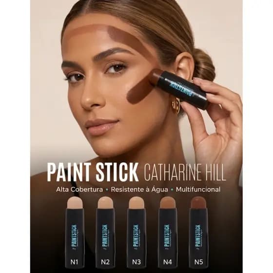 Paint Stick Base Bastão Tom Ébano Natural Claro Alta Resistência Catharine Hill (escolha)