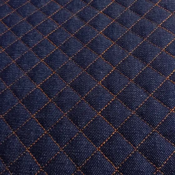 TECIDO MATELASSADO JEANS TRADICIONAL RETO CARAMELO - PREÇO DE 0,50 X 1,50MT