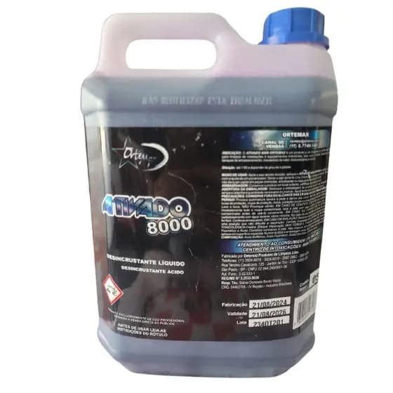 Ativado 8000 Roxinho Ortemax 5 Litros