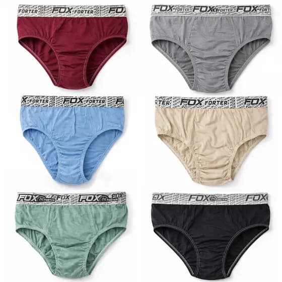 Cuecas Masculina de Algodão Tradiconal Slip Básica 100% Algodão P ao G3 Plus Size