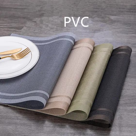 Kit Jogo Americano Material PVC 4/6/8/12 unidades para Mesa de Jantar