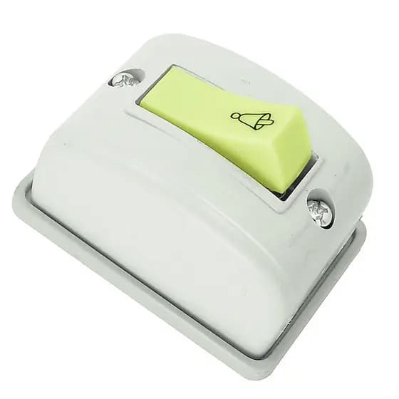 Interruptor 1 Tecla Campainha Retang. Cinza Radial 1801.058