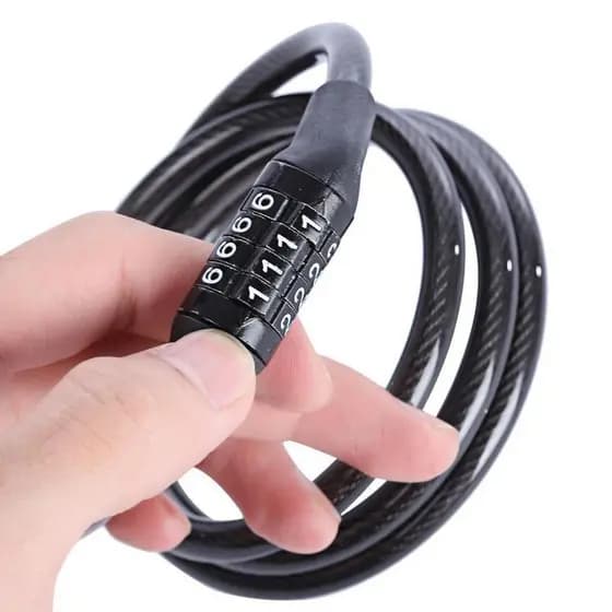 Corrente trava antifurto cadeado bicicleta bike moto com segredo