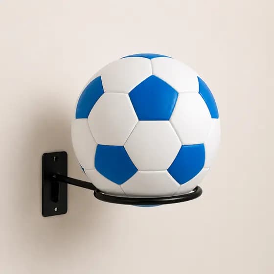 Suporte Bola Futebol Basquete Vôlei + Parafusos e Buchas Aço Reforçado 14x14cm