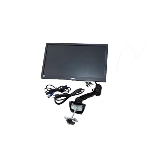 Monitor LED AOC E2070SWHN 19.5 Pol. VGA HDMI + Base Suporte Articulado