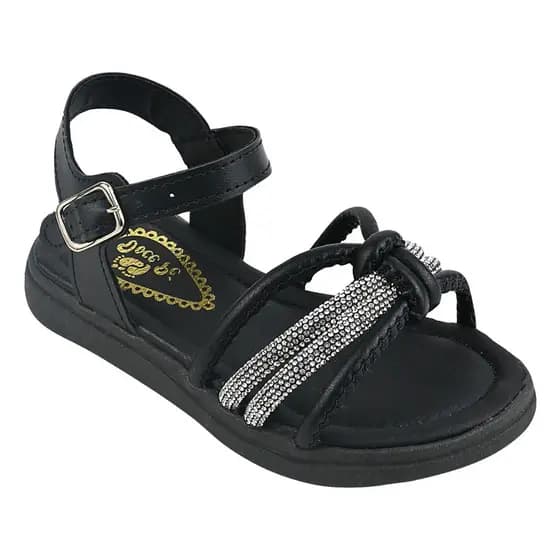Sandalia Infantil Menina Sandalias Feminina Brilho 9060
