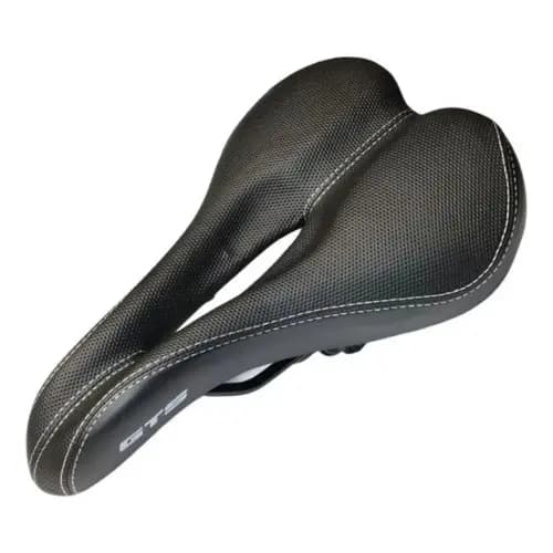 Selim Banco Gts Hy-319 Confortavel Capa Couro Mtb Preto