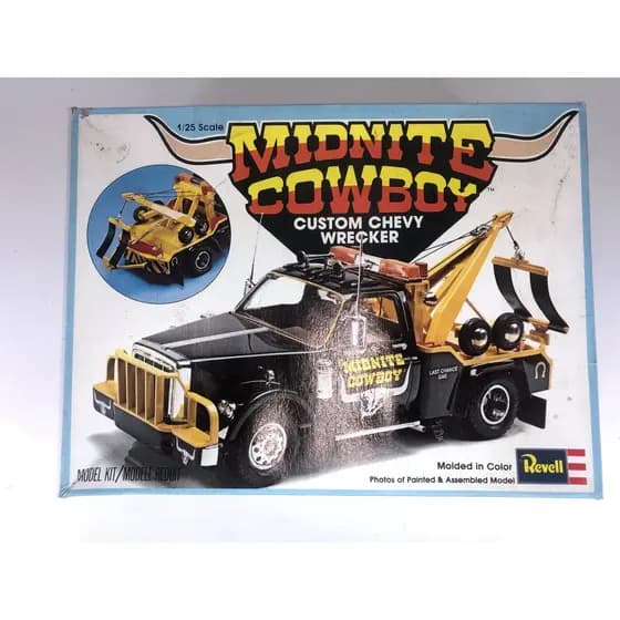Midnite Cowboy - Custom Chevy Wrecker - Revell 1/25 - Muito Raro - Kit de Plastimodelismo