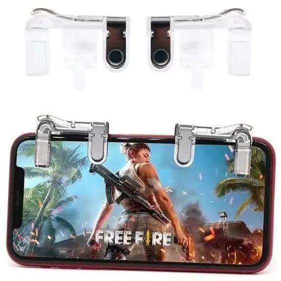 Gatilho Free Fire Botões R1 L1 Jogo De Tiro Para Celular Par De Joystick 4.8