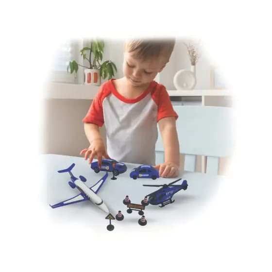Kit Brinquedo Missão Resgate 4 Peças divertido infantil