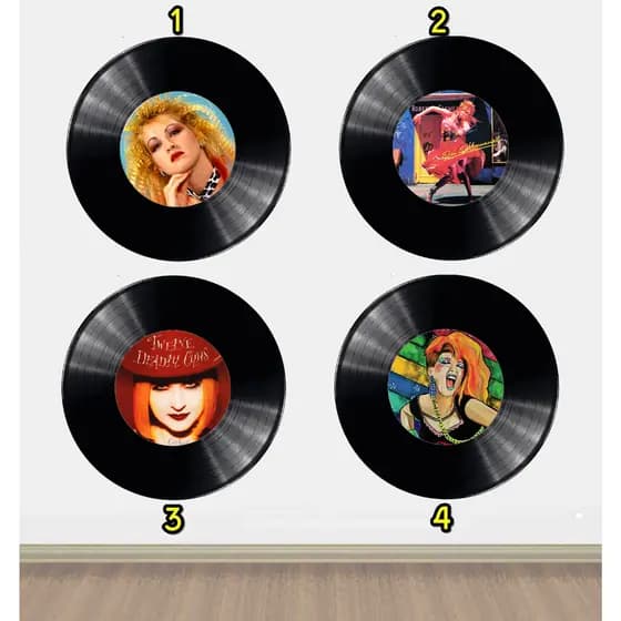 Disco Vinil Cyndi Lauper LP Decorativo