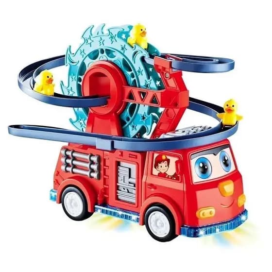 brinquedos de menino brinquedos de menino Carro Bombeiro Montanha Russa Vermelho Escorrega infantil ENVIO RÁPIDO!