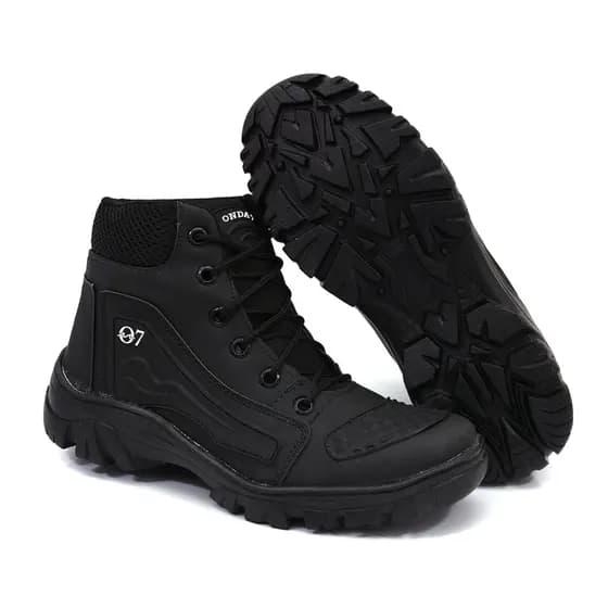 Coturno Bota Adventure estilo Camping e Motocicle