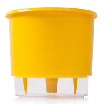 Vaso Autoirrigável Raiz N03 Médio 11 Cores Anti-Dengue Com Proteção UV P/ Horta Plantas Temperos