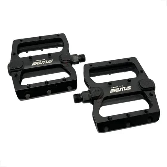PEDAL PLATAFORMA ABSOLUTE BRUTUS ALUMÍNIO 9/16 ROSCA GROSSA MTB BMX DIRT DOWNHILL GRIP EXTREMO