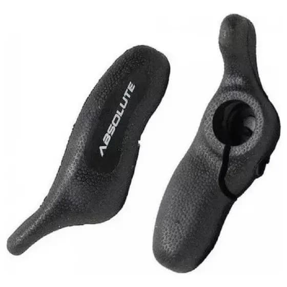 BAR END ABSOLUTE ERGONOMIC 126MM PRETO BIKE