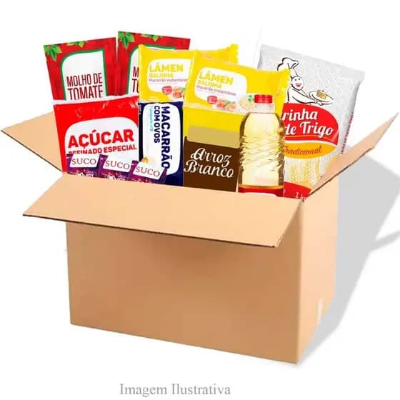 Cesta Básica Produtos Essenciais De Qualidade 10 Itens