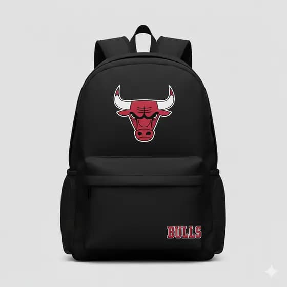 Mochila Estampada Chicago Bulls Role Escola Faculdade Envio Imediato Lançamento