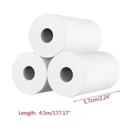 PRONTA ENTREGA (UNIDADE) Rolo de Papel Térmico Impressora Térmica / normal / adesivo / colorido / semitransparente