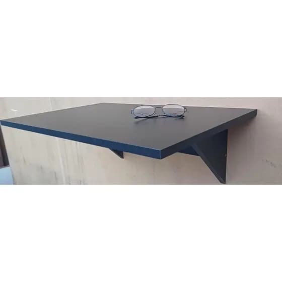 Mesa Escrivaninha Suspensa Para Notebook 100% MDF Preto