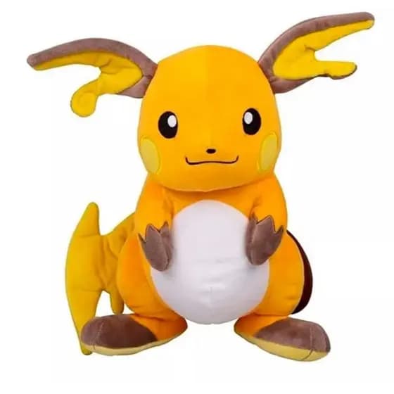 Pelúcia Raichu 20cm – Pokémon Fofo e Macio!
