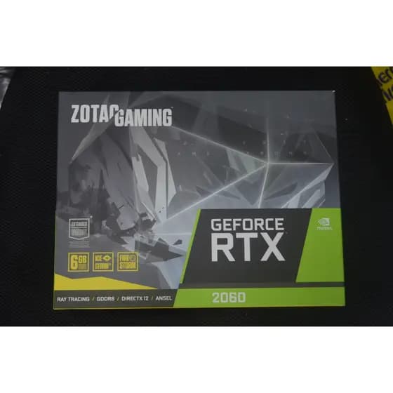 Placa de Vídeo Zotac Gaming pra computador - GeForce RTX 2060 Edge 6GB GDDR6 Preto informatica