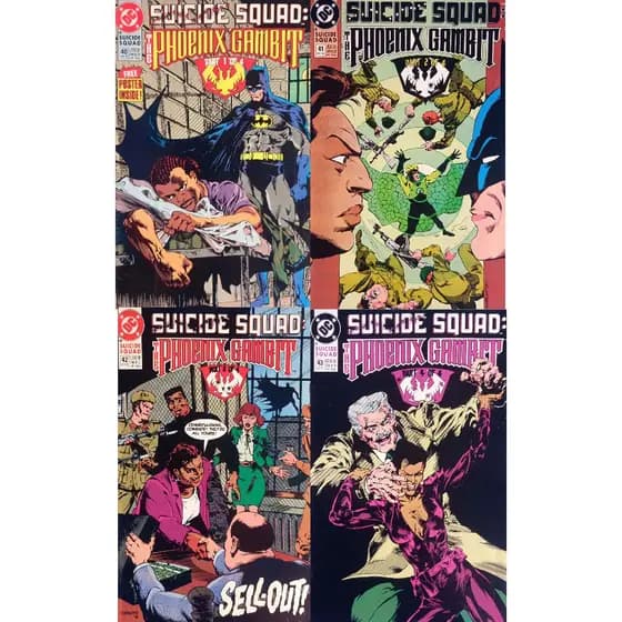 HQ DC Suicide Squad 40 a 43 - Arco The Phoenix Gambit - Completo - Importada - Vintage - 1990