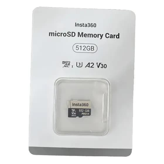 Cartão de Memória Micro Sd Insta360 Sdxc Pro 512gb Classe A2 V30 - Original