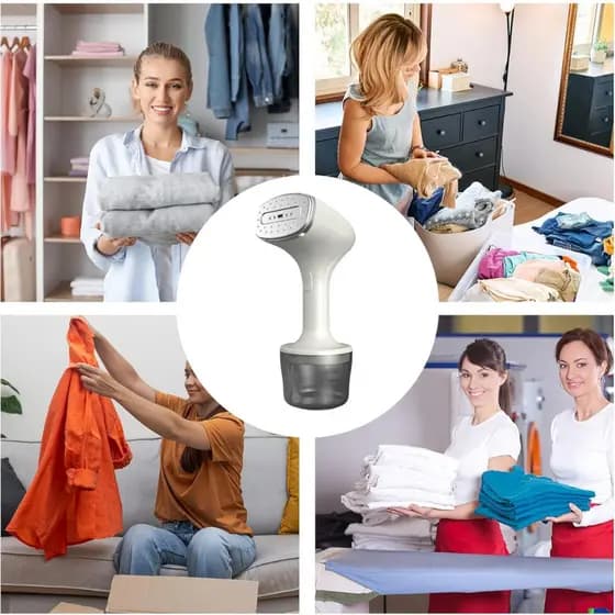 Passadeira 110v Vaporizador A Vapor De Roupas Tira Amasso Portátil 1000w