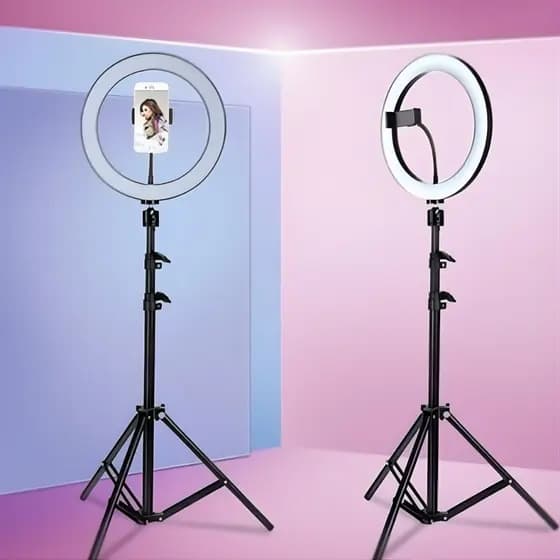 Ring Light Iluminador 10 Polegadas Com Tripé De 2.10 Metro SU