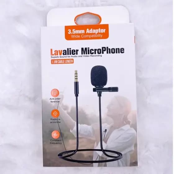 Microfone Lapela P/ Celular Smartphones iPhone Youtubers