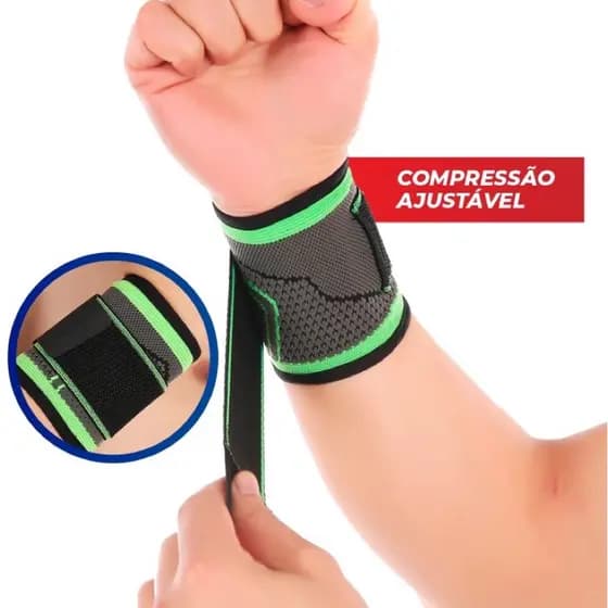 Munhequeira Academia Tendinite Pulso Aberto Ortopedica Suporte Saude -Envio Rapido