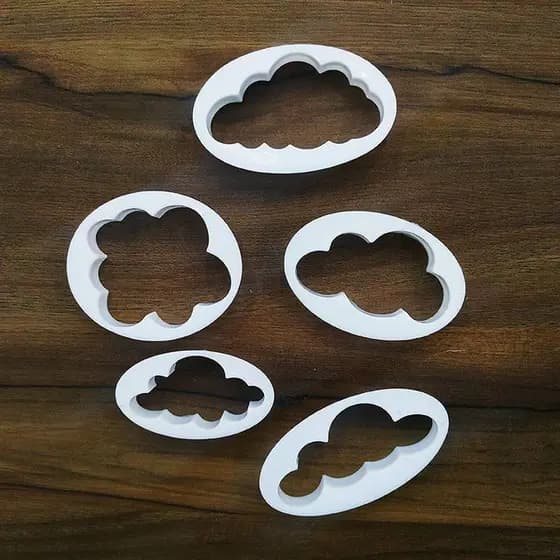 Kit 5 Cortadores De Nuvem Biscuit