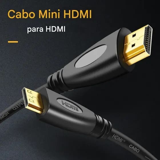 Cabo Mini Hdmi X Hdmi Sancai 2 Metros 2.0 Ethernet 4k Ultra Hd