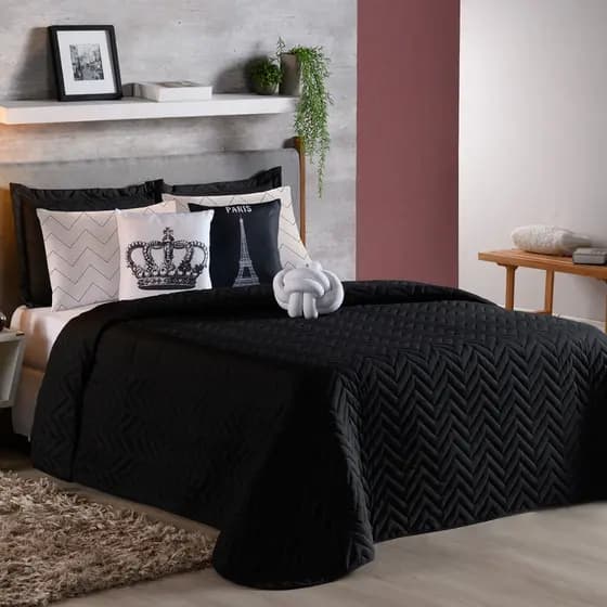 Kit Luxo Real Completo Cama Posta 01 Cobre Leito 02 Porta Travesseiros 02 Fronhas 02 Almofadas E 01 Almofada Nó Luxos