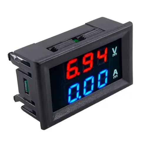 Voltímetro Amperímetro Digital Led Dc 10a 100v Dc 12v
