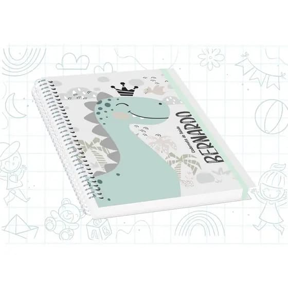 💙 CADERNETA DE VACINAÇÃO TEMAS DINOSSAURO COM BOLSO + ELASTICO + CHAVEIRO | Ideal para acompanhar