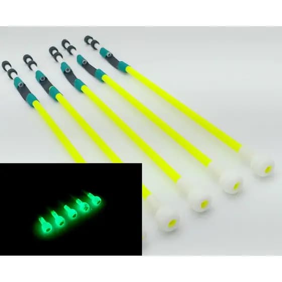 15 Dedo Duro Luminoso Brilha No Escuro Para Molinete Pesca Nortuna