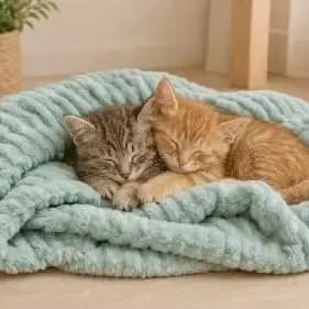 Manta Cobertor canelado Quentinho para Cães e Gatos