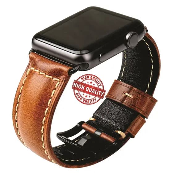 Pulseira Apple Watch Couro Premium